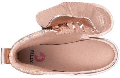  Rose Gold Daisy BILLY Classic Lace High Tops