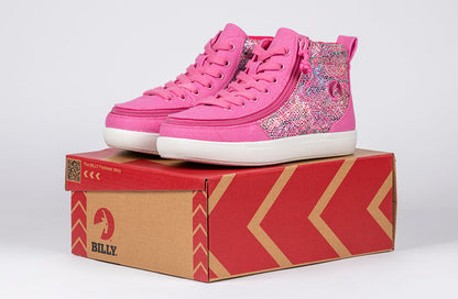  Fuchsia Snake BILLY Classic D|R II High Tops
