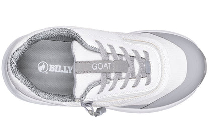  White BILLY Goat AFO-Friendly Shoes
