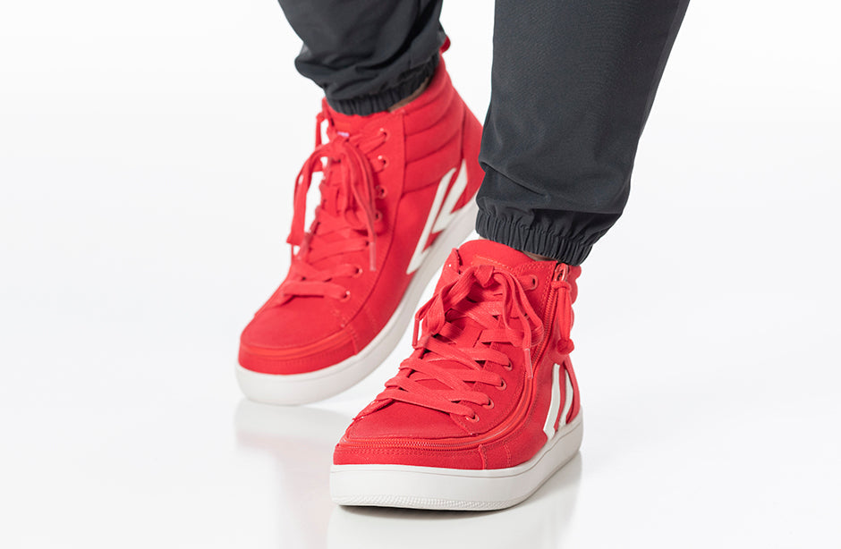  Men's Red/White BILLY CS Sneaker High Tops