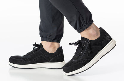  Men's Black Suede BILLY Comfort Joggers