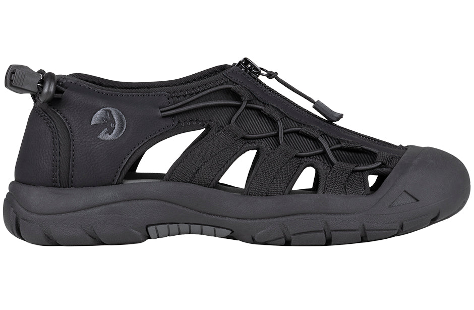  Women's Black To The Floor BILLY River Sandals