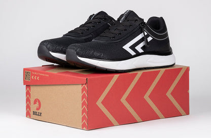  Women's Black/White BILLY Sport Inclusion Too Athletic Sneakers