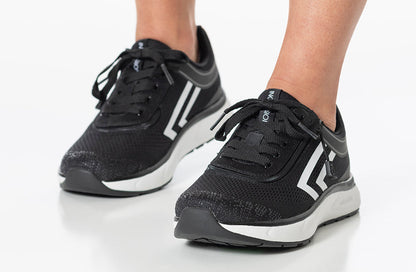  Women's Black/White BILLY Sport Inclusion Too Athletic Sneakers